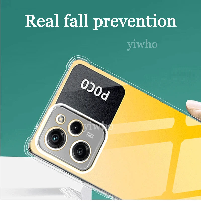 Stoßfeste klare Hülle für Poco X5 Pro