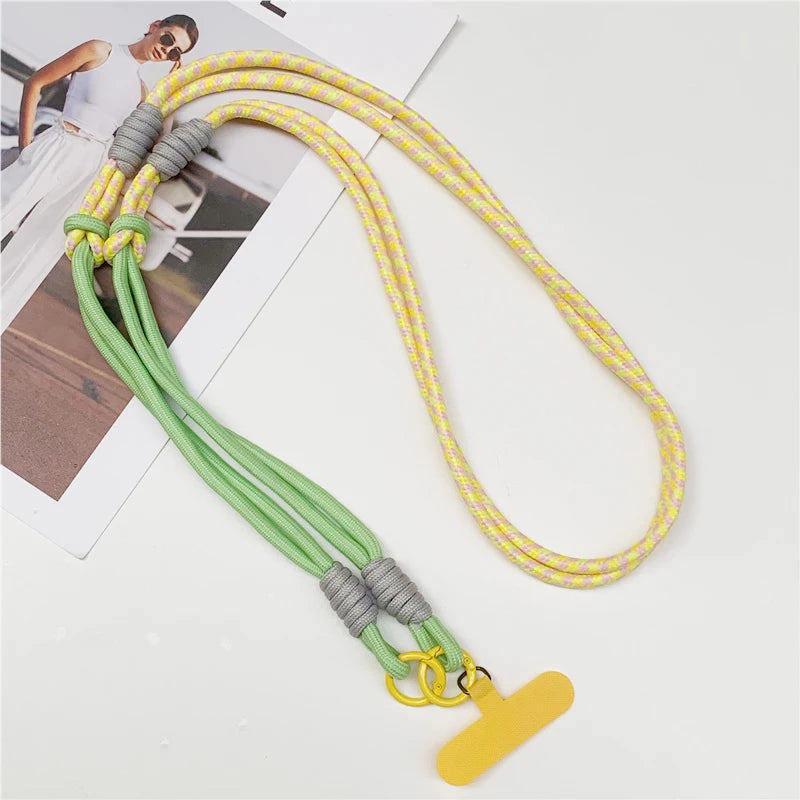 3-in-1 Handy-Umhängeband mit Handschlaufe & Clip