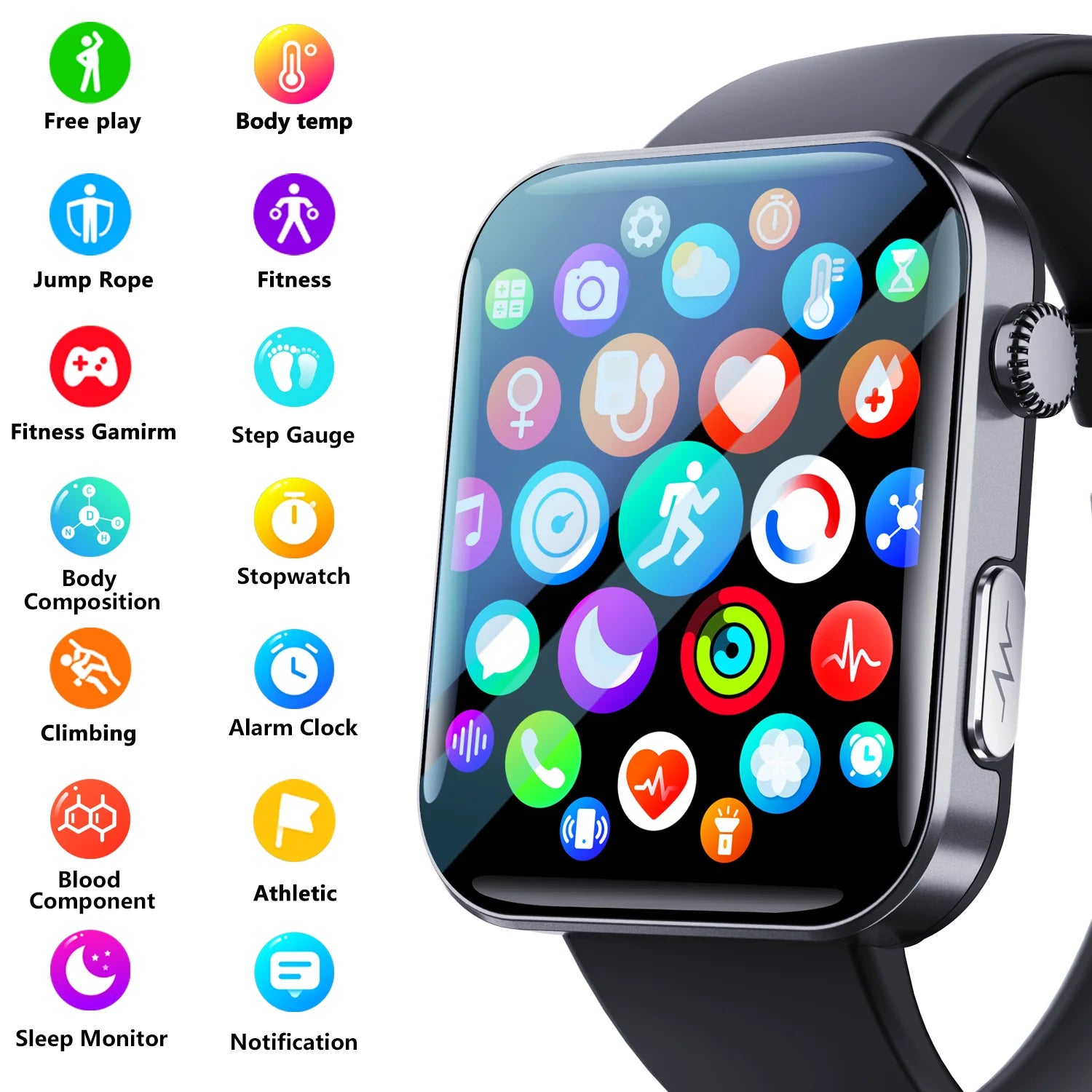 F300 Outdoor Smartwatch mit Bluetooth