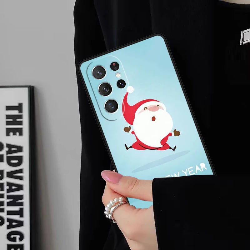 Weihnachts-Cartoon Hülle Samsung S25 Ultra