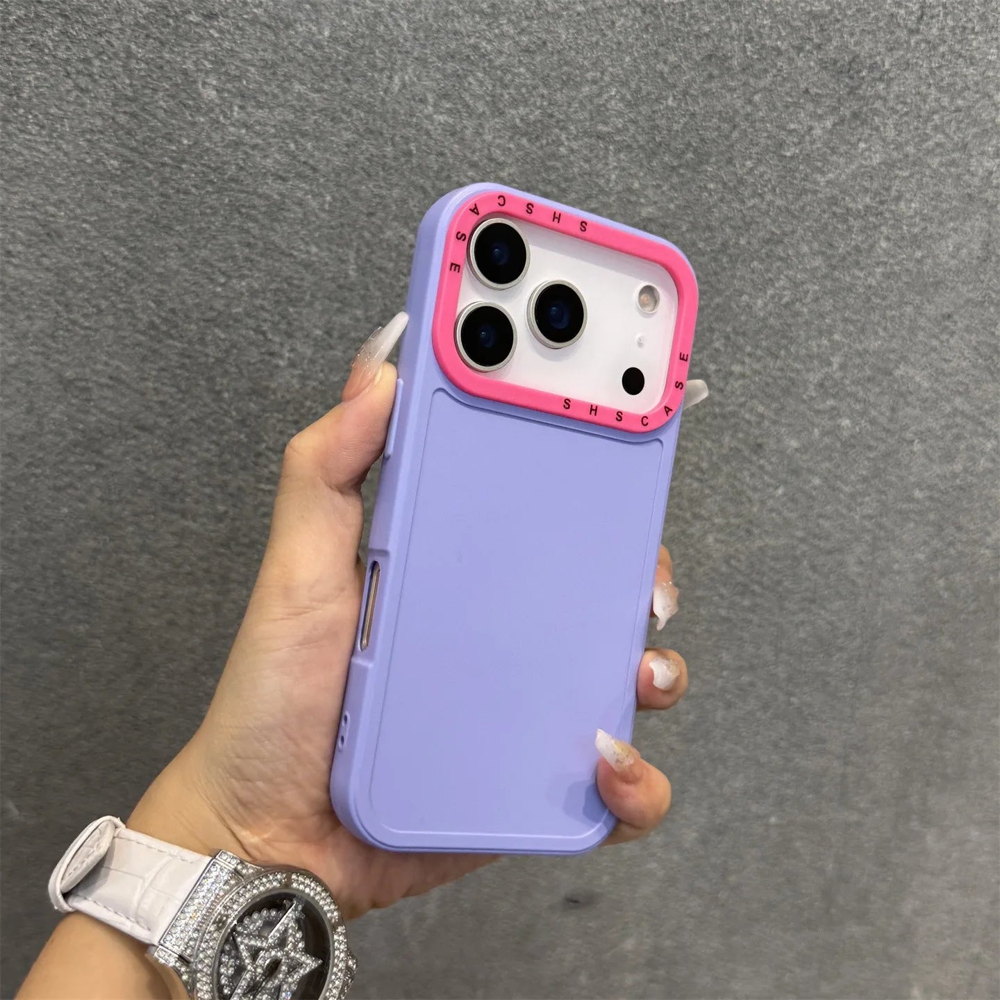 Kontrastfarbige Hülle für iPhone 17 Pro Max – Slim Silikon Case