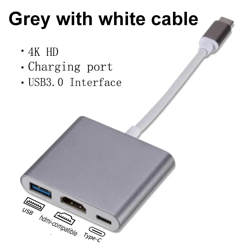 USB-C zu HDMI 3-in-1 Adapter Kabel