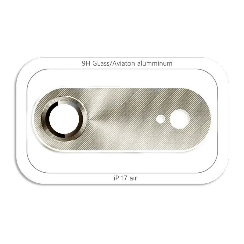 Metal camera glass protector for iPhone 17