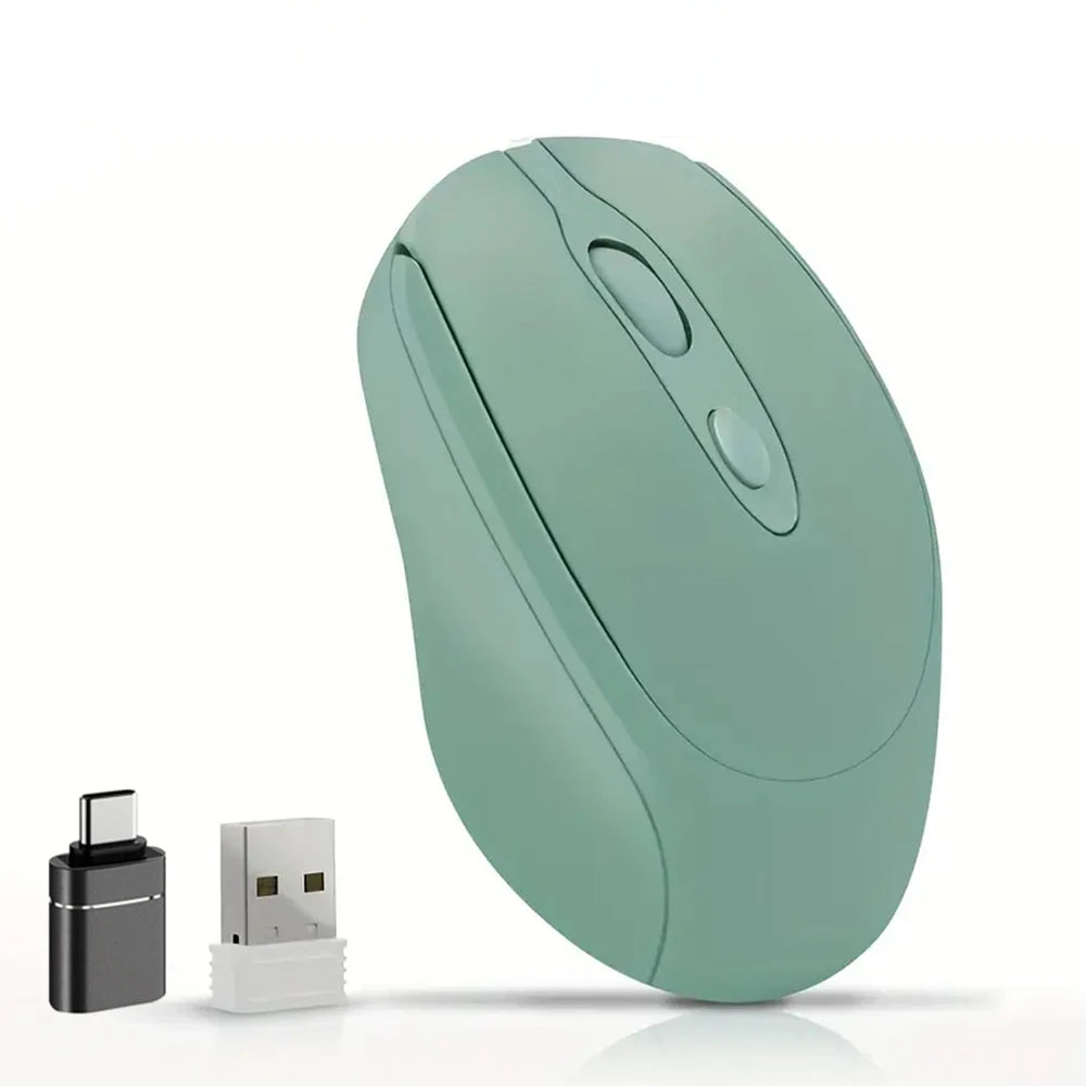 Wiederaufladbare kabellose Maus Bluetooth & 2,4 GHz