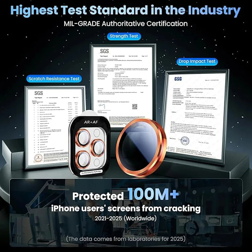 8K HD Camera Lens Protector for iPhone 17 Pro Max