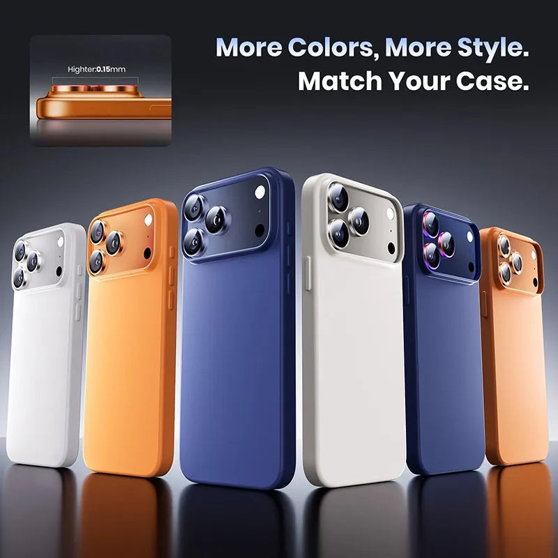 Alu Kamera Linsenschutz Glas für iPhone 17 Pro Max