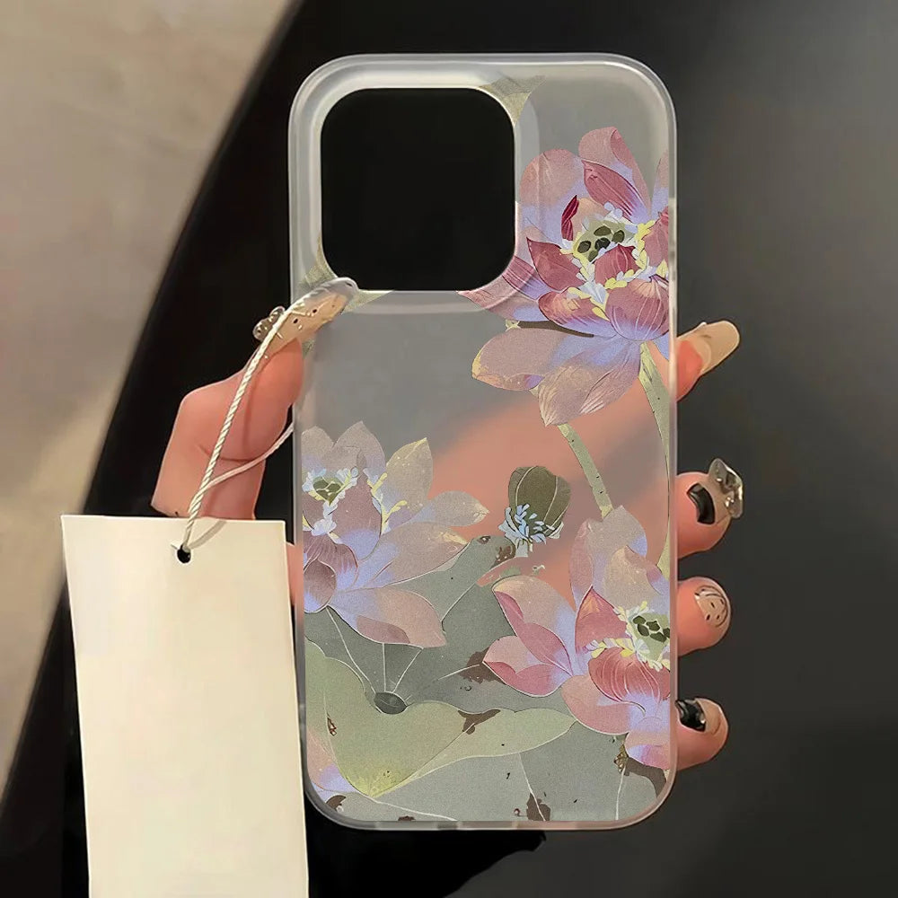 Blumen Handyhülle für iPhone 17 Pro Slim Case