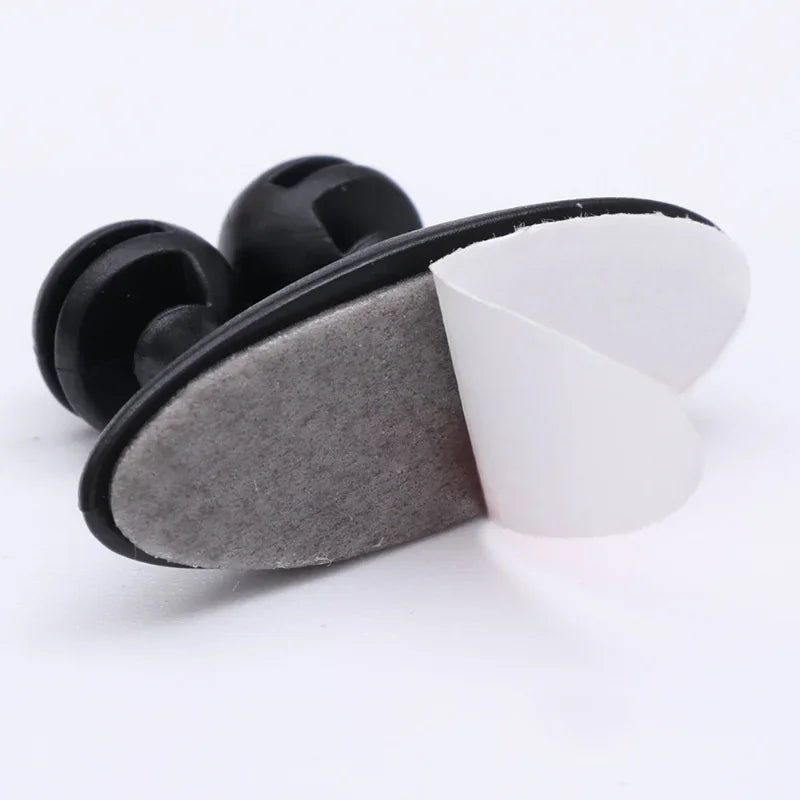 Round cable clip organizer for office, car & home