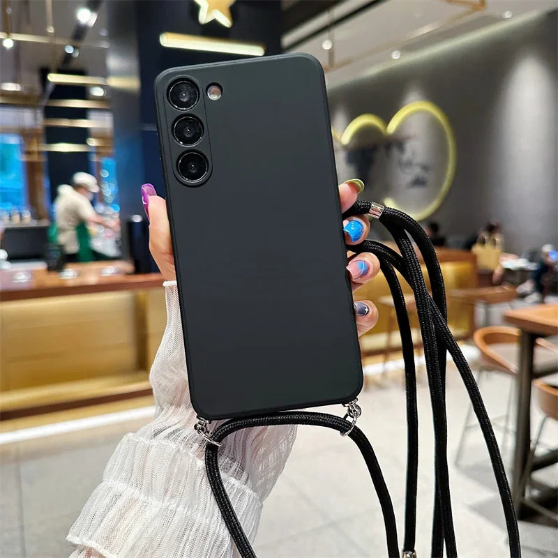 Verstellbare Crossbody Lanyard Hülle Samsung