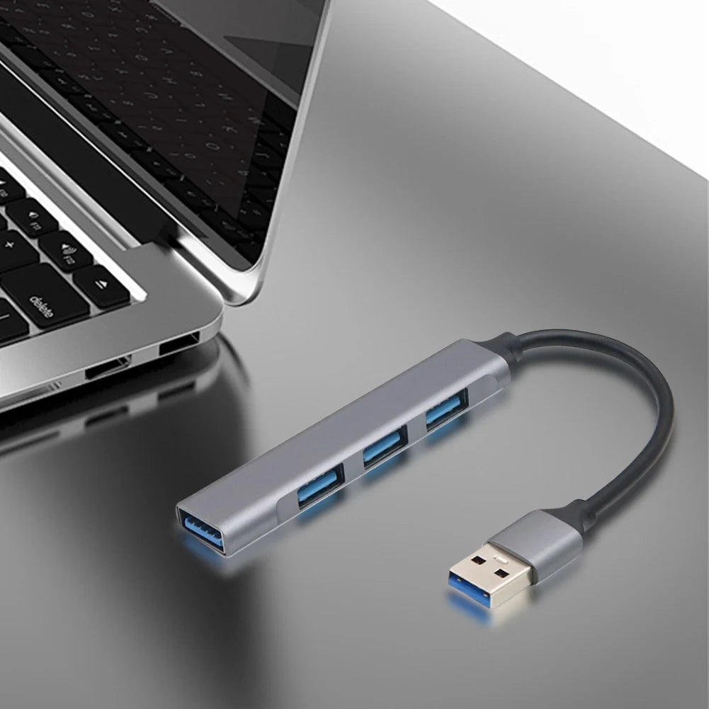 4-in-1 USB 3.0 Hub Splitter Adapter