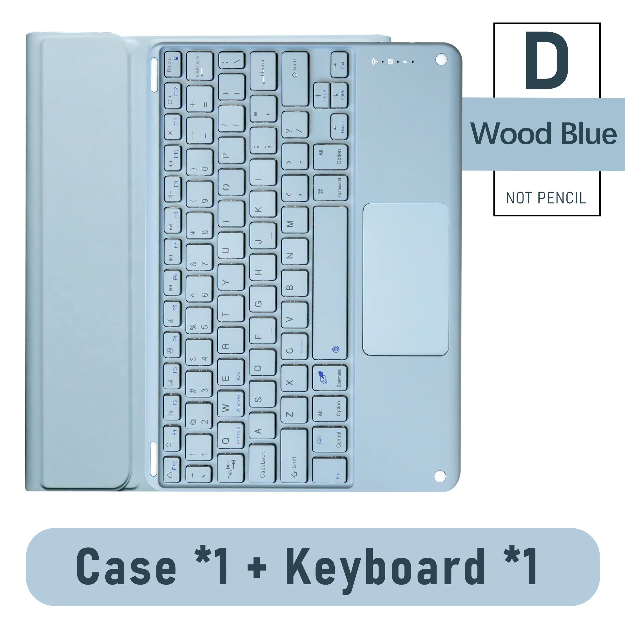Kabellose Tastatur & Maus für iPad Hülle