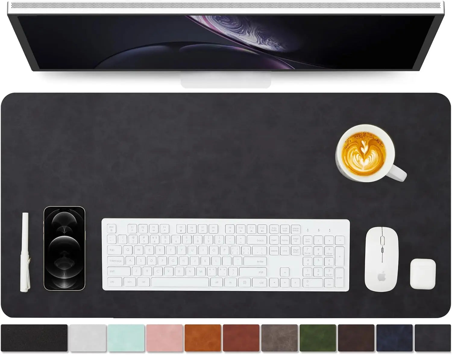 YSAGI Leder Schreibtischmatte PU