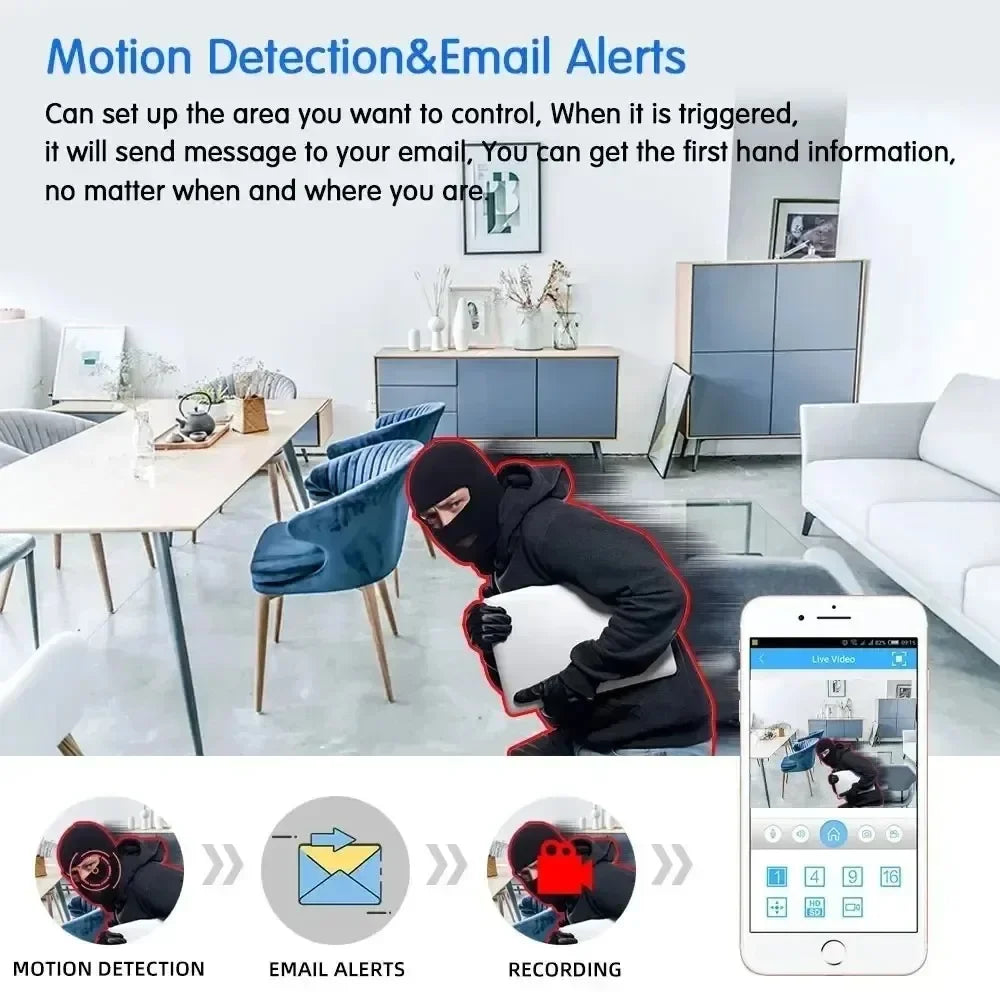 4K 8MP WLAN Überwachungskamera mit Auto-Tracking