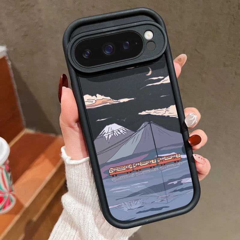 Einfarbige TPU-Hülle Pixel 8 7 Pro 9 XL