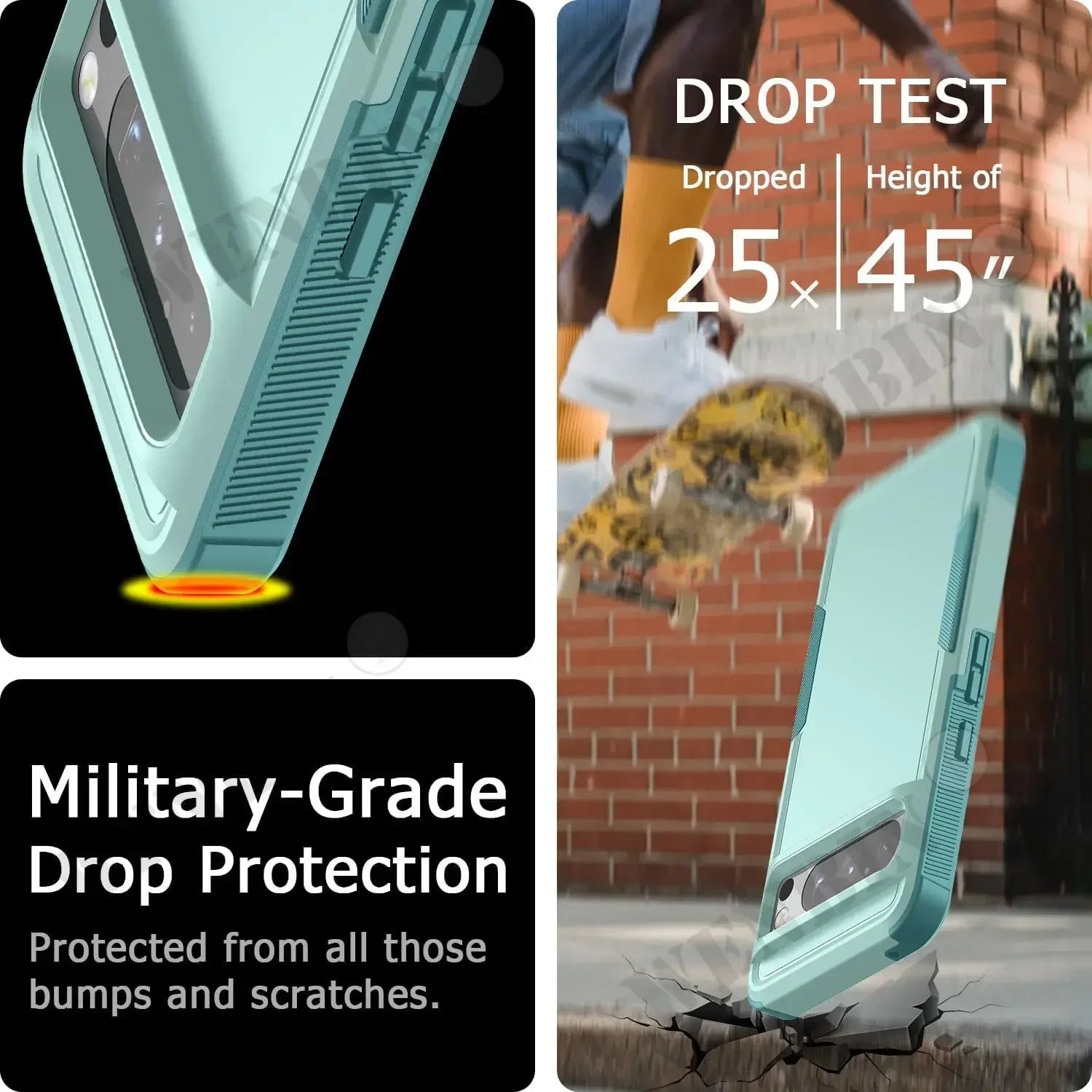 Étui de protection robuste pour la série Google Pixel