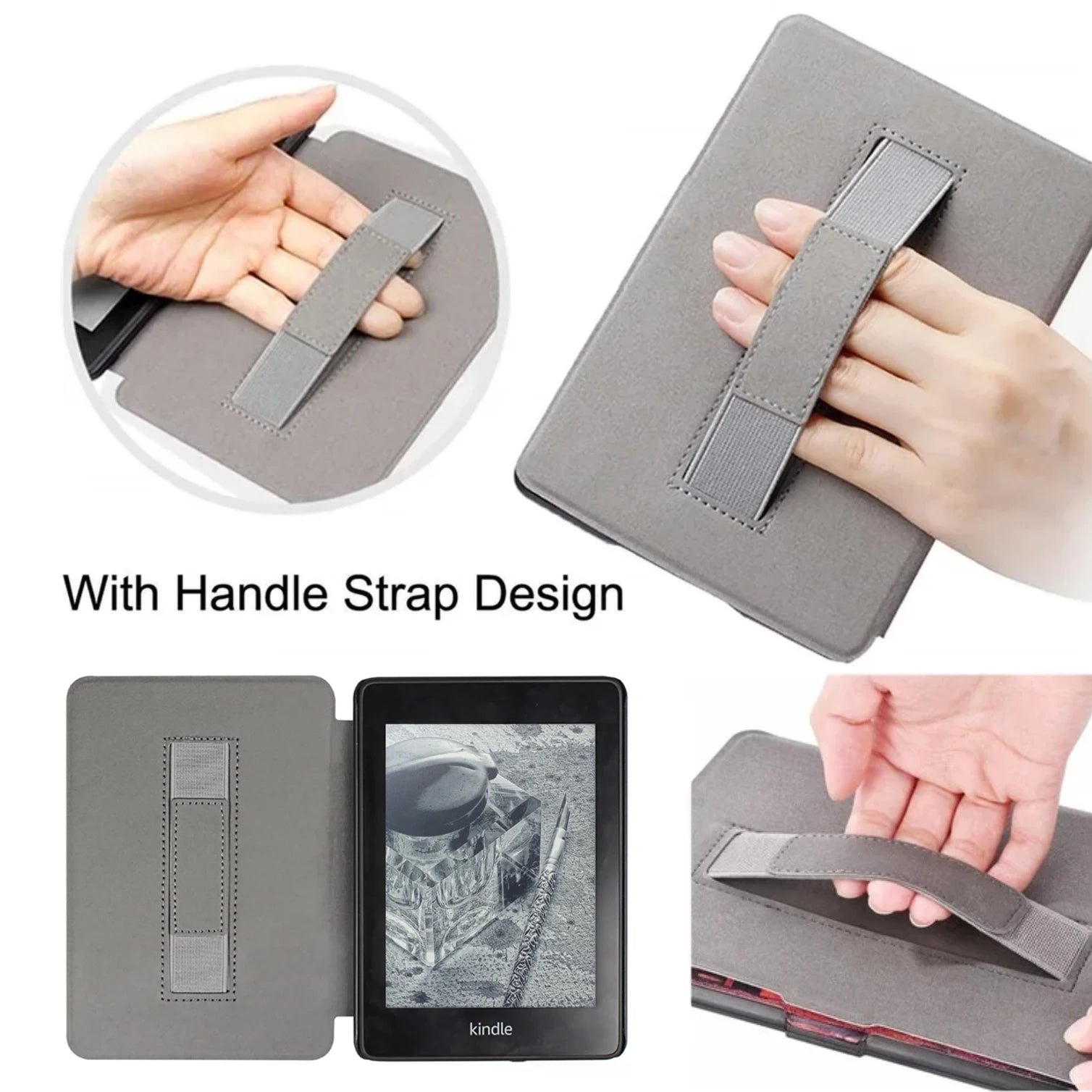 Hülle + Folie für Kindle 10. Gen 6 Zoll