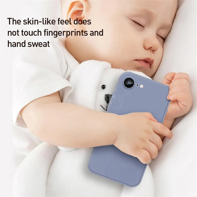 iPhone 16e Silikonhülle Flüssig Gummi