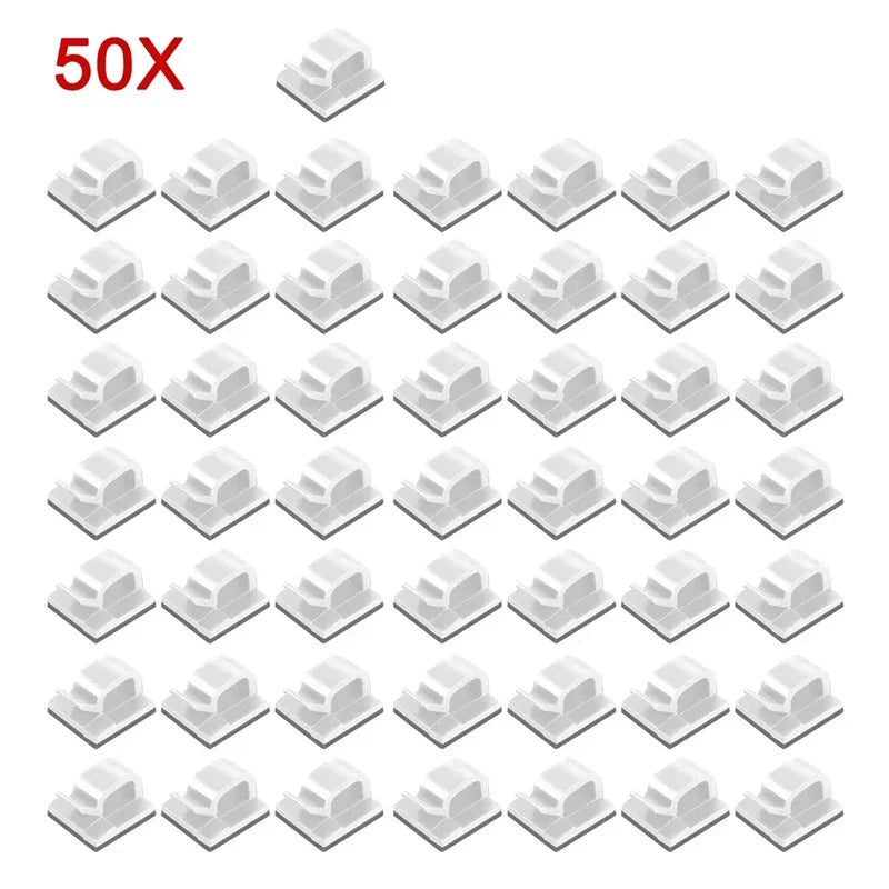 Silikon Kabelklemmen Selbstklebend 10–100 Stück