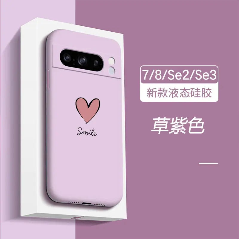 Pixel Hülle mit Love-Armband Silikon