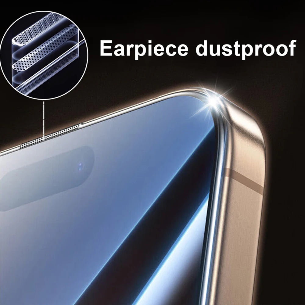 6-in-1 tempered glass set with camera protection for iPhone 17