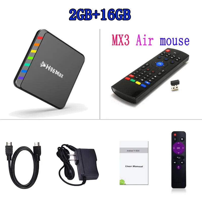 4K Smart TV Box Android 11 with WiFi6 & Quad Core