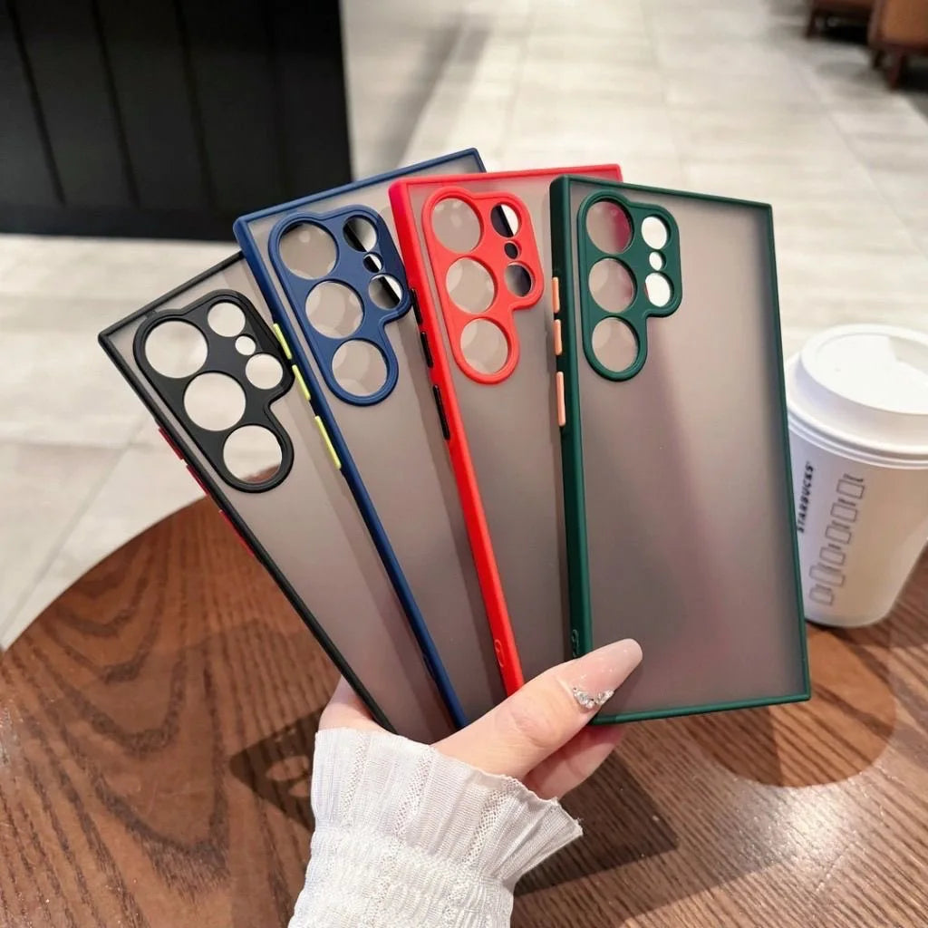 Matt transparente Stoßschutz-Hülle Samsung