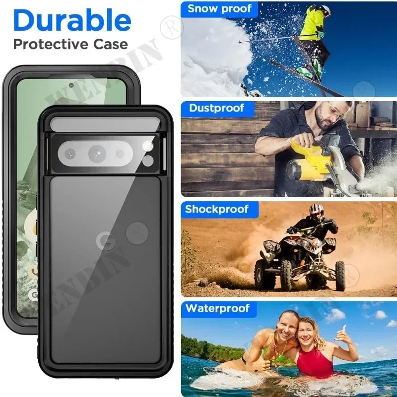 IP68 Luxus Case für Google Pixel 9 Pro XL