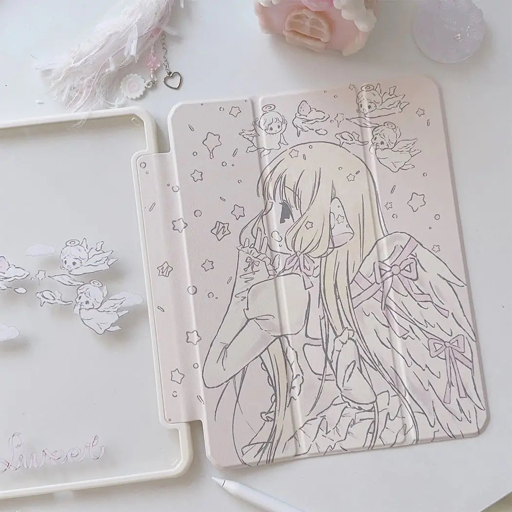 Floral Acryl iPad Hülle