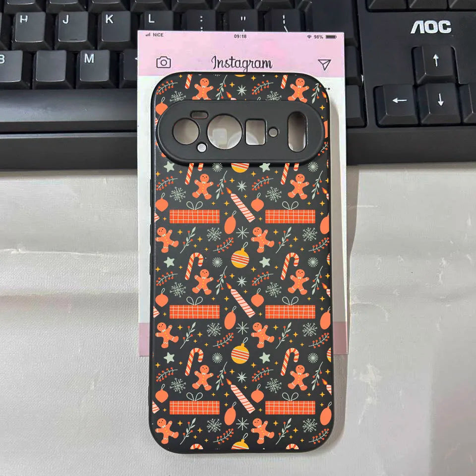 Süße Winter Schneeflocken Handyhülle für Google Pixel 10 9 8