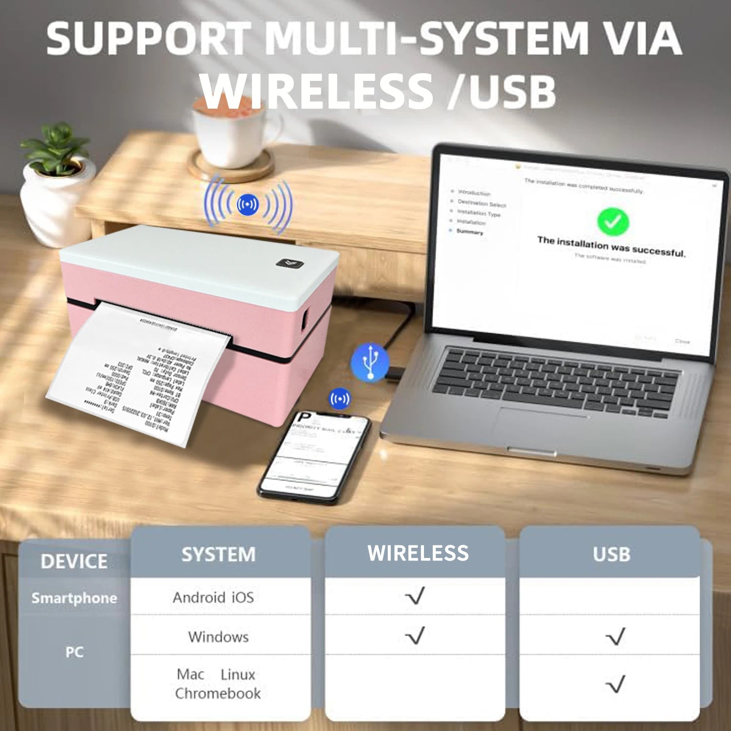 Marklife D200 Shipping Label Printer 4x6 Bluetooth