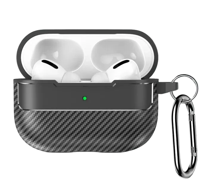 Stoßfeste Kohlefaser Hülle für AirPods Pro 3