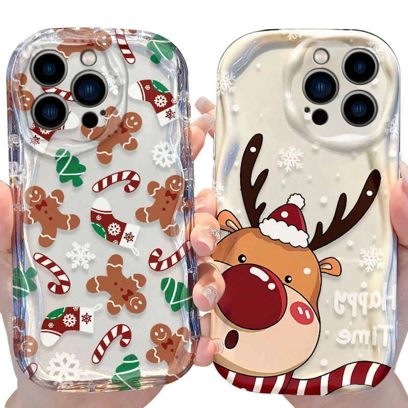 Weihnachts Silikonhülle für iPhone 16 Pro Max