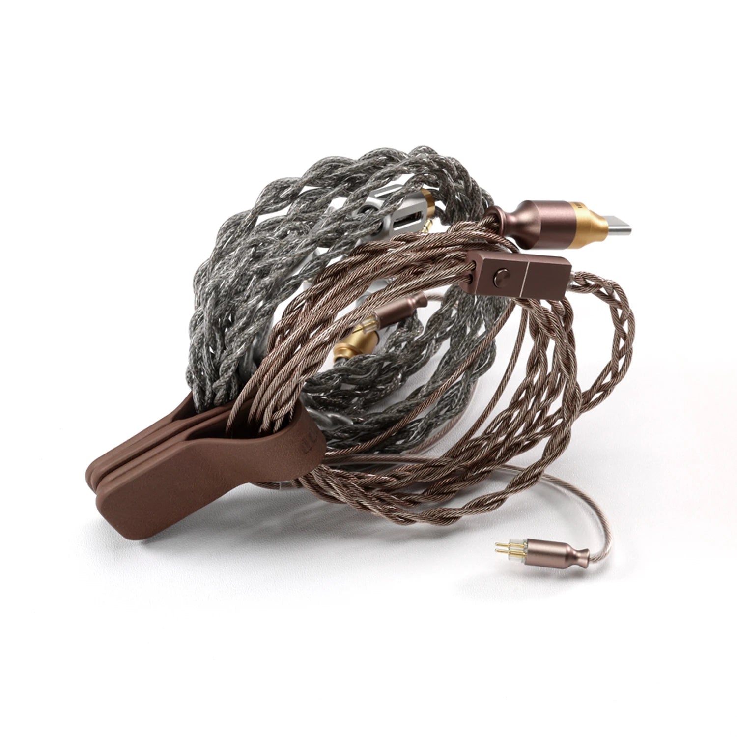 Magnetischer Kabelclip aus Leder für Kabelmanagement