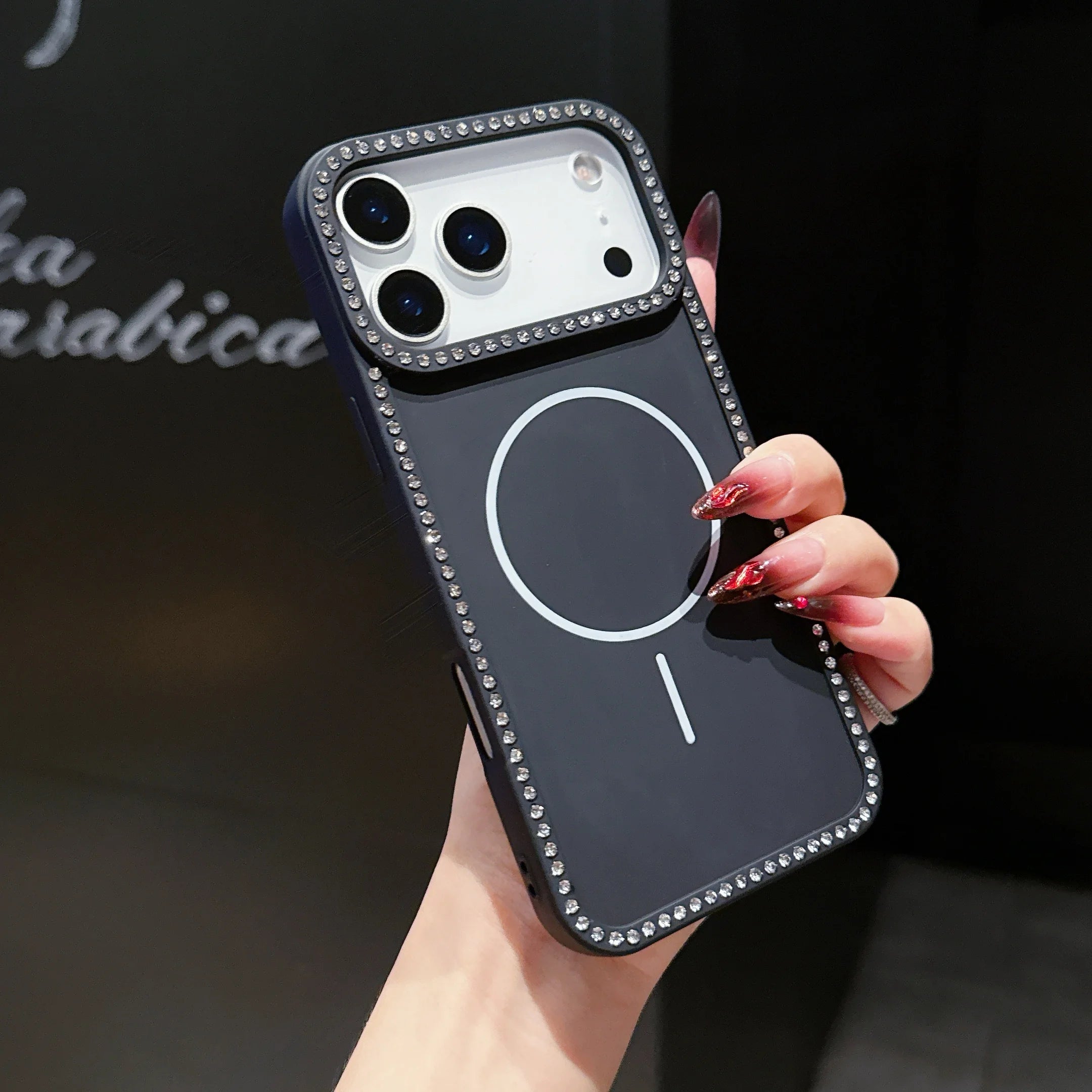 Magnetische Glitzer Hülle für iPhone 17 Pro Max