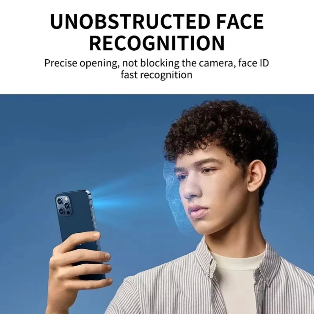 4 Stück iPhone Privacy Schutzglas