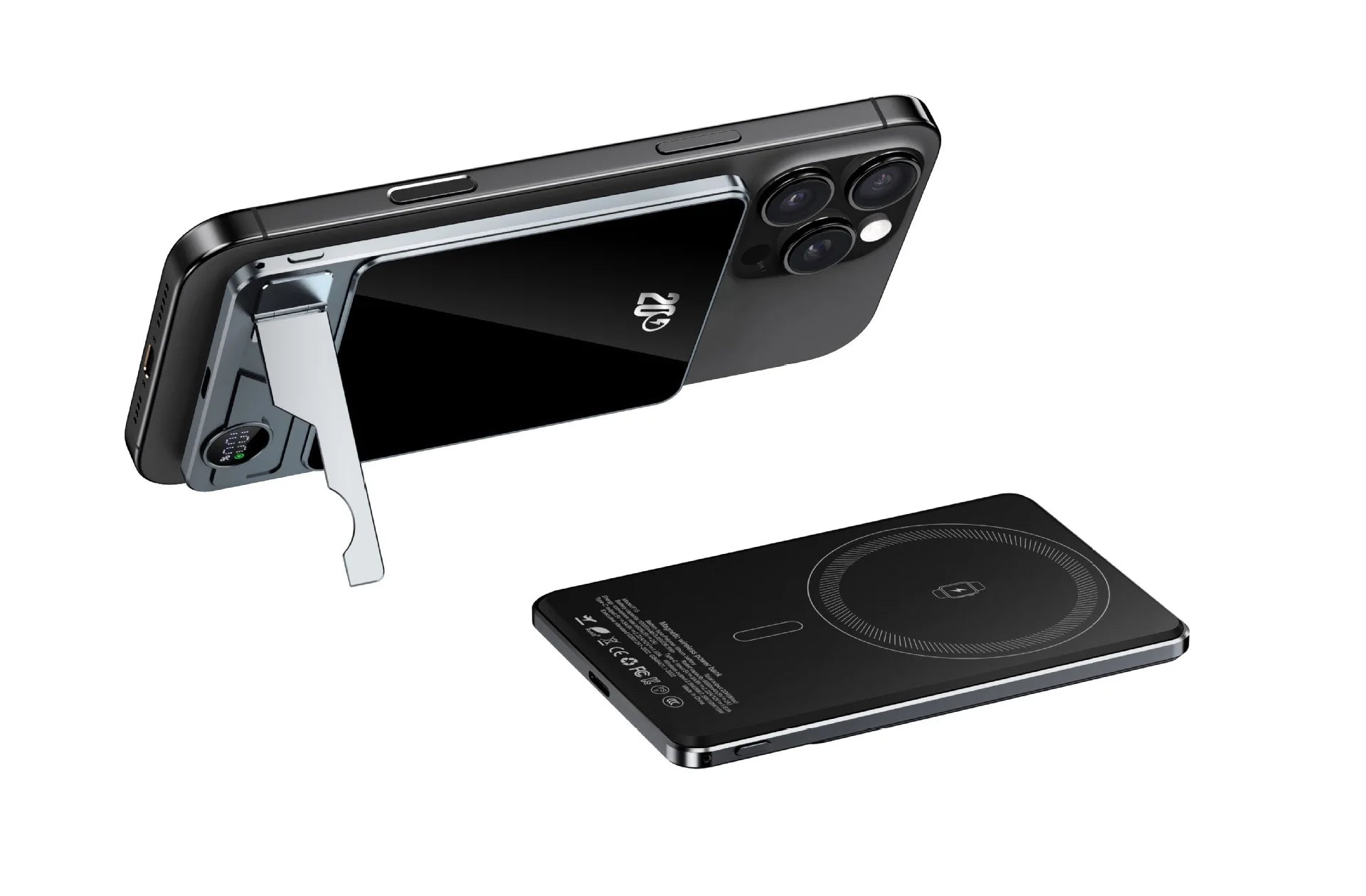 Powerbank PD20W kabellos mit Halter