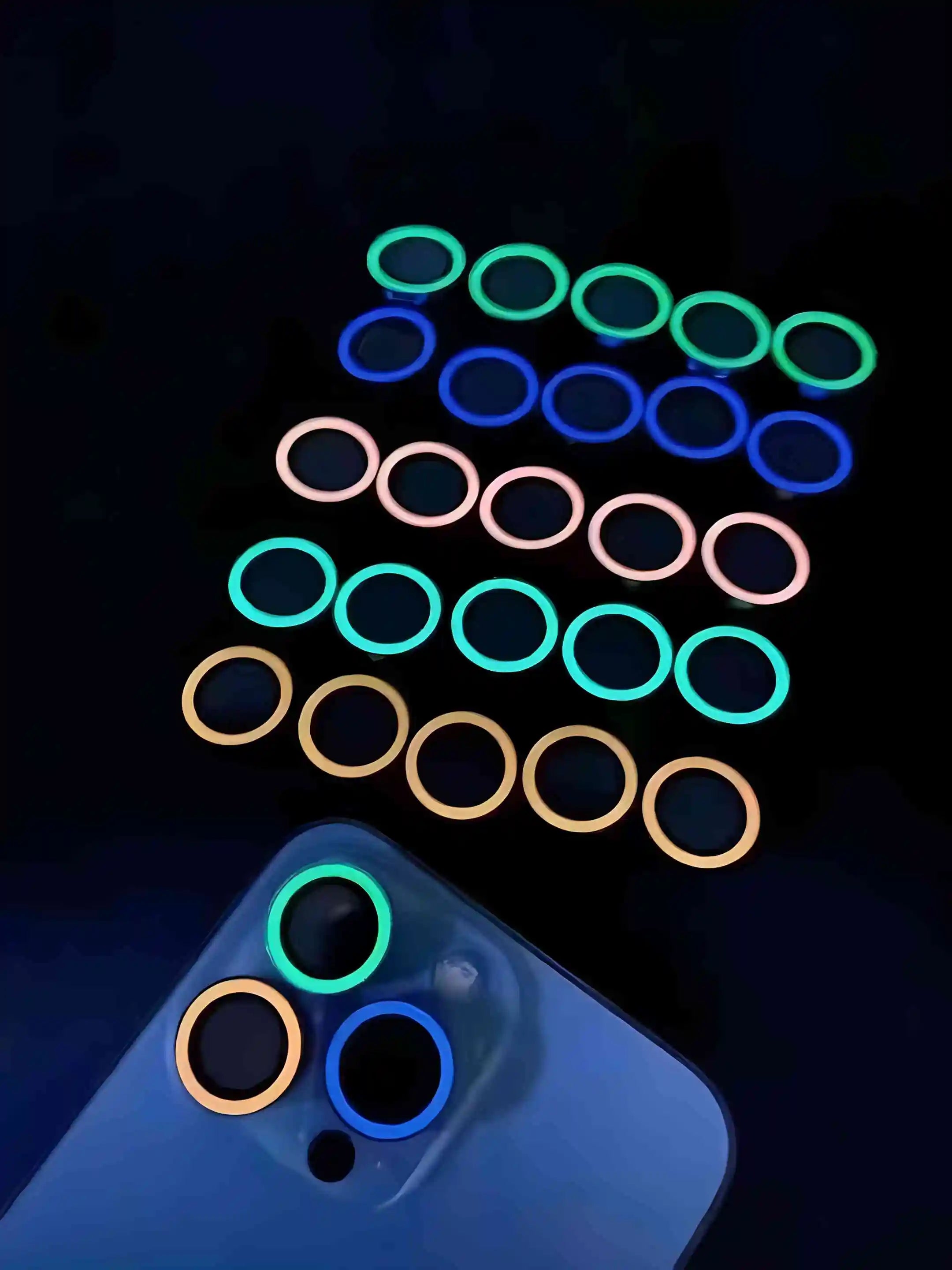 Leuchtender Kamera Schutz iPhone