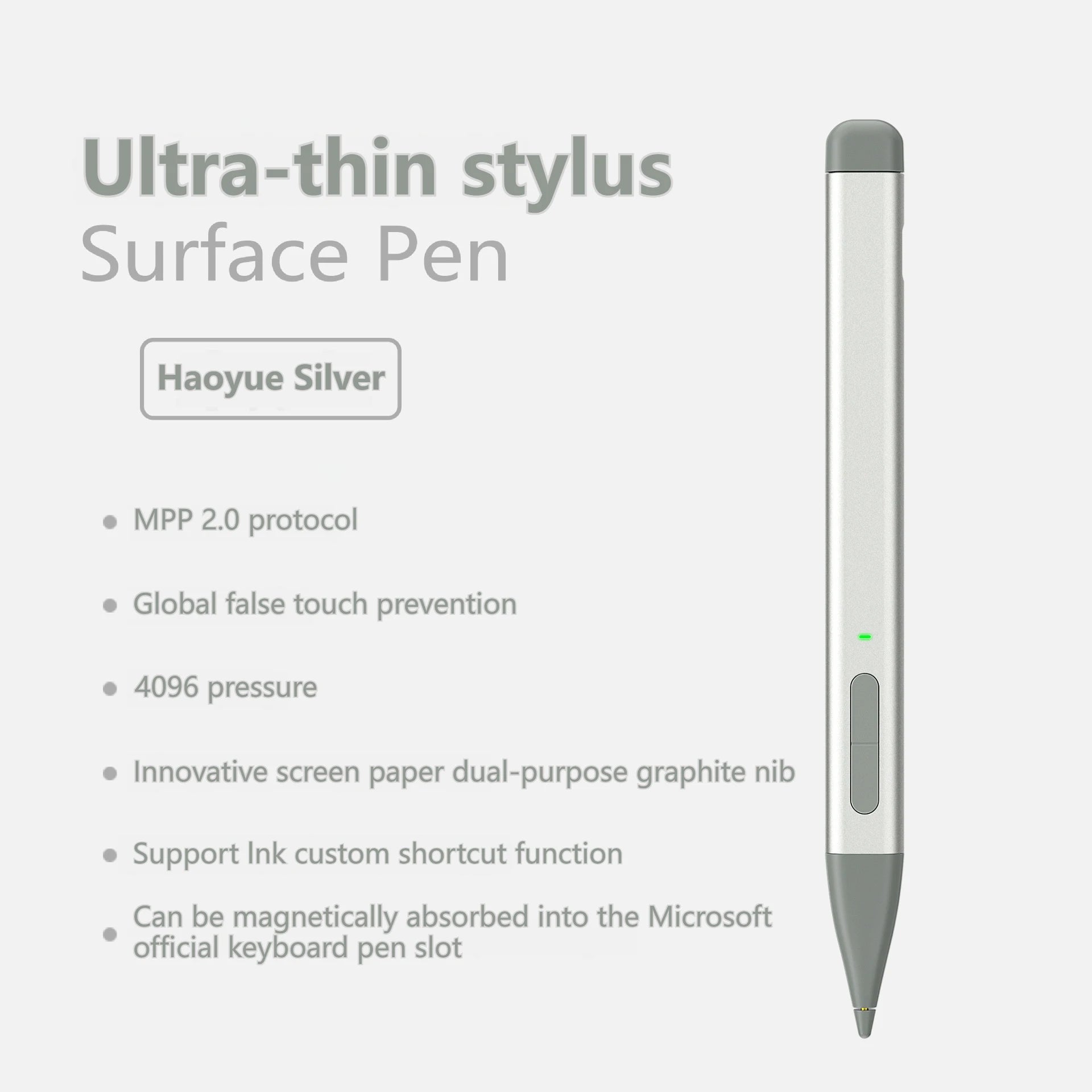 Surface Pro Bluetooth Tastatur mit Stiftfach 2025