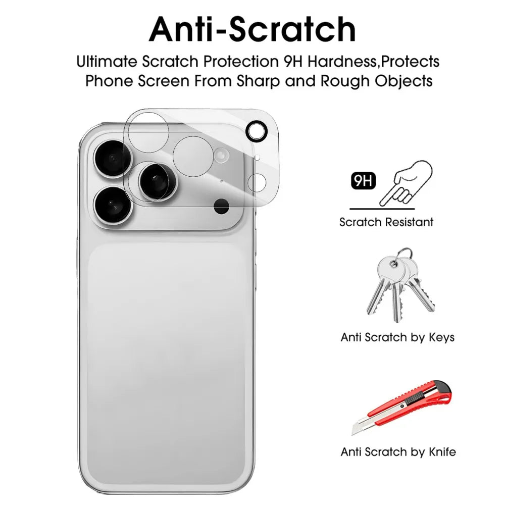 Camera lens protector glass for iPhone 17 Pro Max