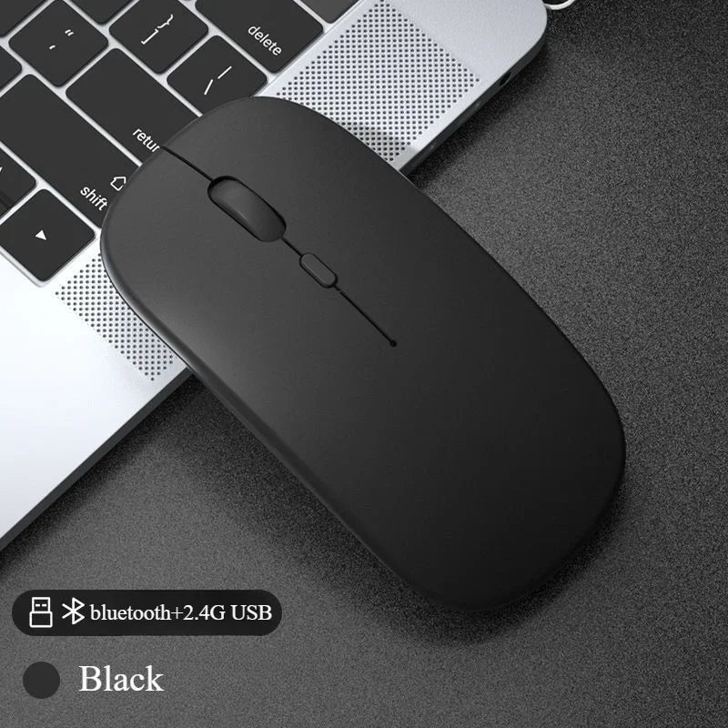 Kabellose Bluetooth-Maus mit Ergonomie und Wiederaufladung