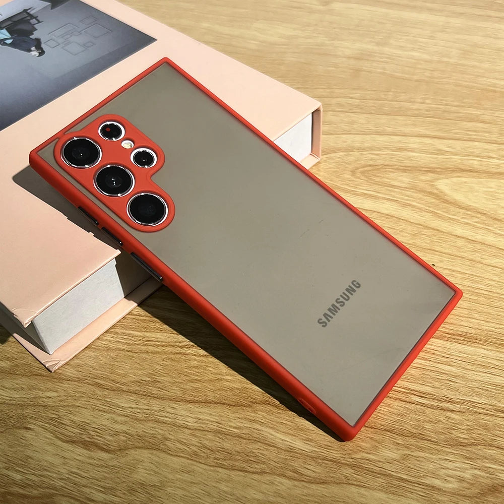 Matt transparente Stoßschutz-Hülle Samsung