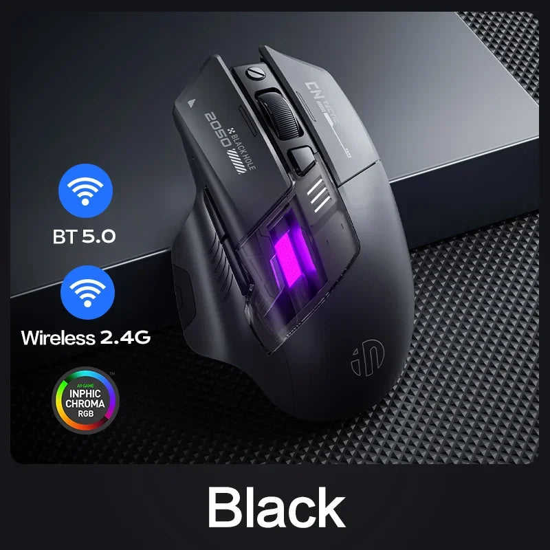 Ergonomische Drahtlose Bluetooth Maus 12800 DPI RGB