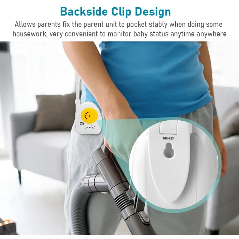 Kabelloser Baby Monitor Zwei-Wege Audio Walkie-Talkie