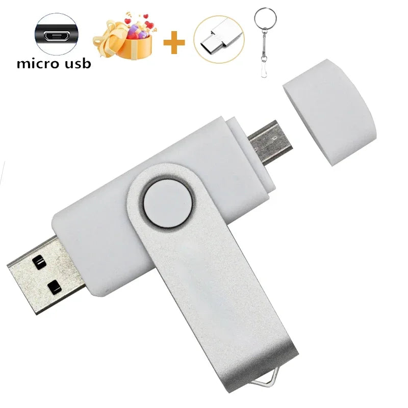 2-in-1 USB-Flash-Laufwerk 128 GB