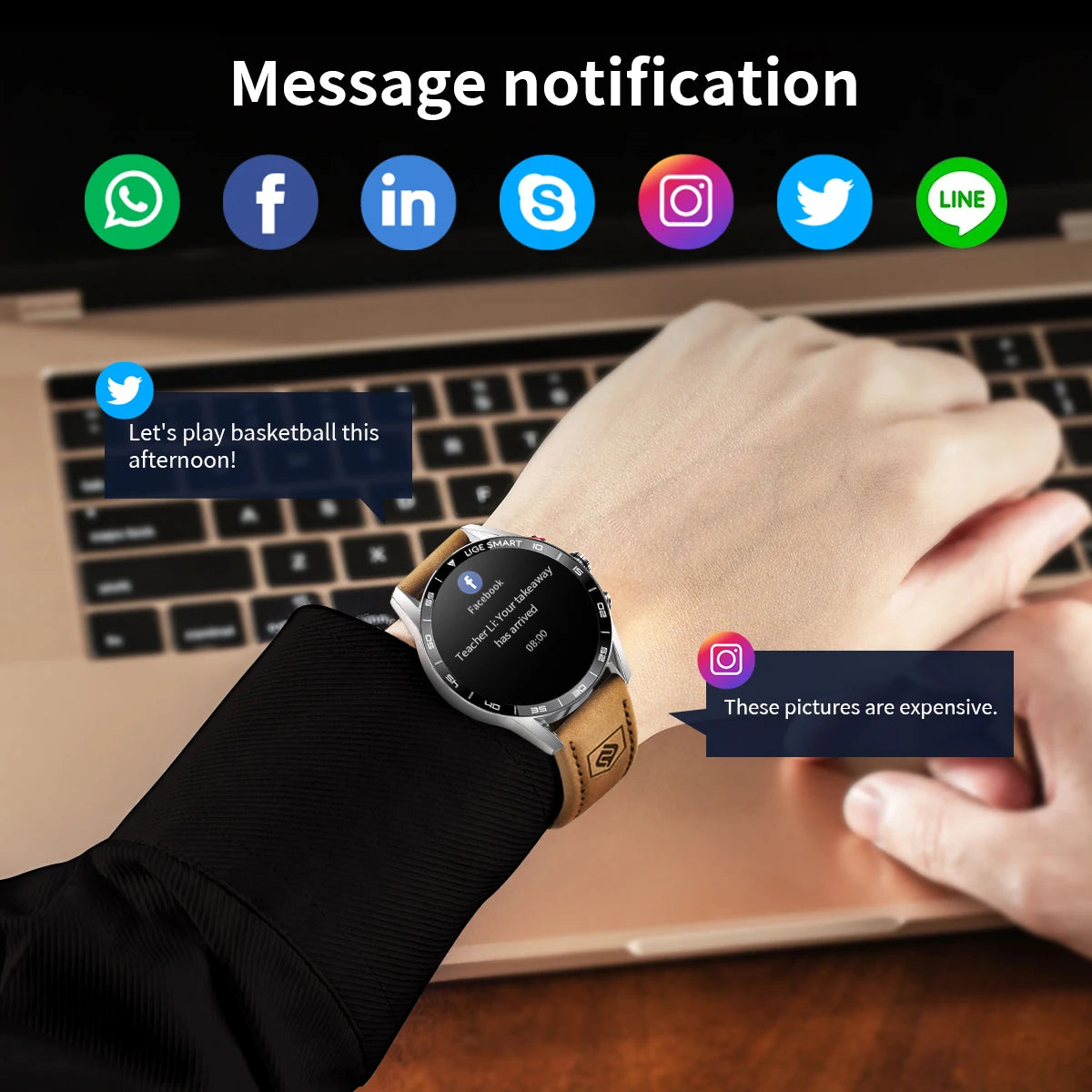 Outdoor GPS Smartwatch 2024 mit AMOLED & Anruf