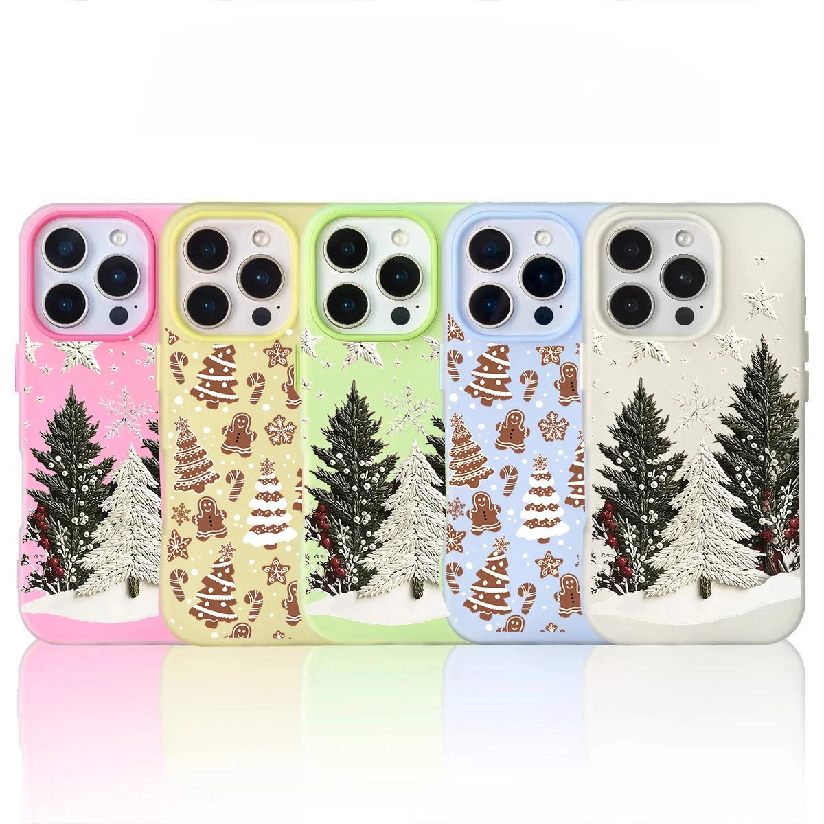 Cute Matte Christmas Tree Phone Case for Google Pixel