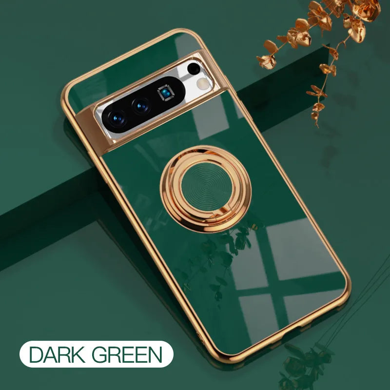 Pixel Hülle mit Ringhalter & Ständer