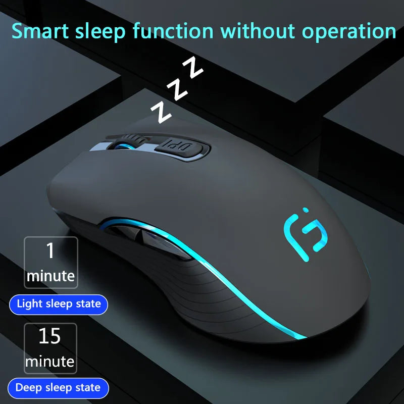 Wiederaufladbare Dual Mode Maus Bluetooth 2400 DPI