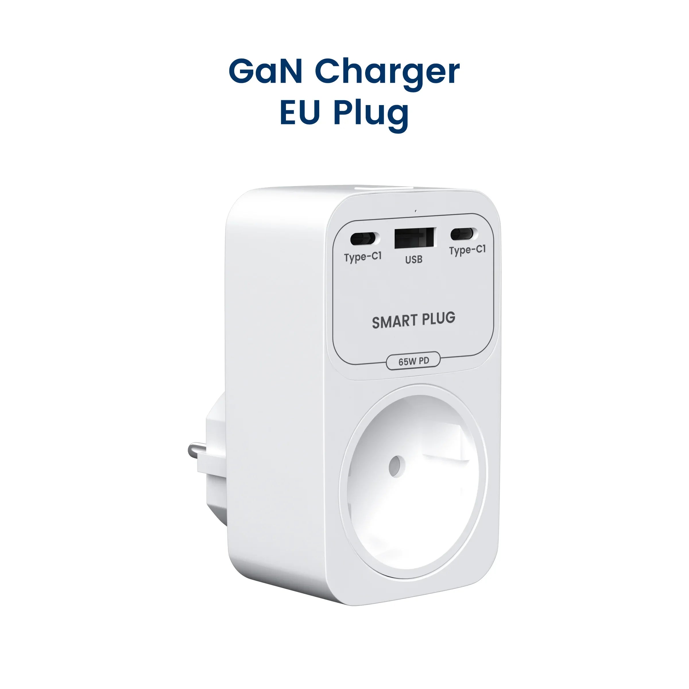 WLAN Smart Plug 65W GaN Schnellladegerät