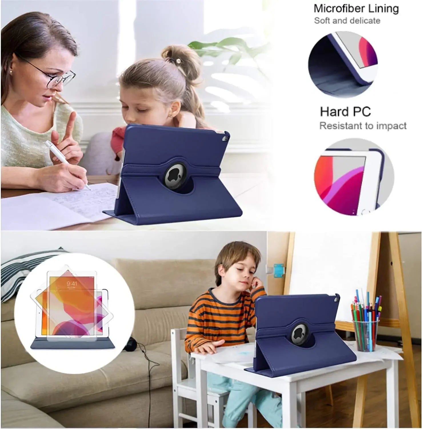iPad Hülle 360° Drehbar Air/Pro 12,9